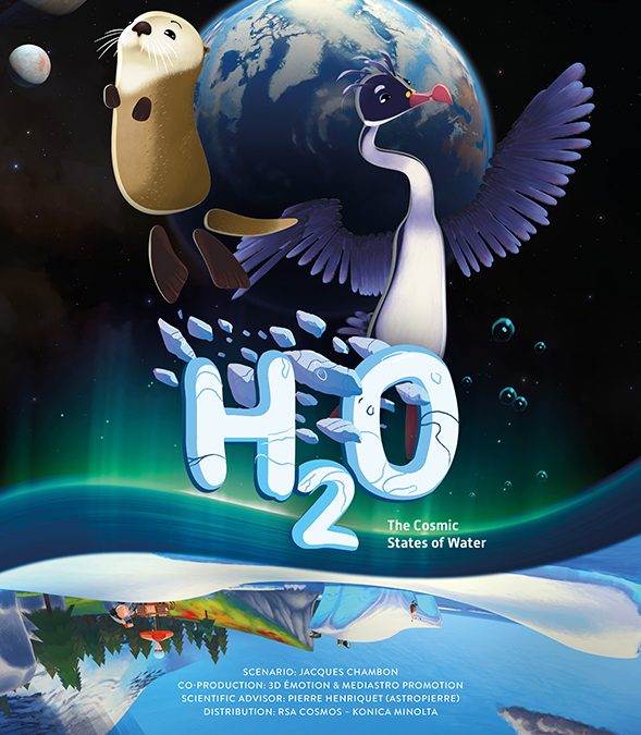 🎬H2O les états cosmiques de l&rsquo;eau, une nouvelle aventure pédagogique produite par 3D Emotion est désormais disponible.